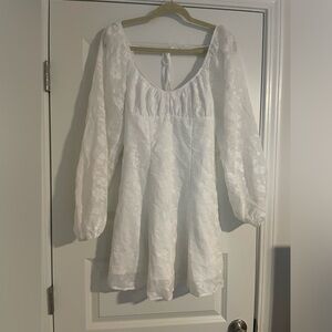 White lace dress
